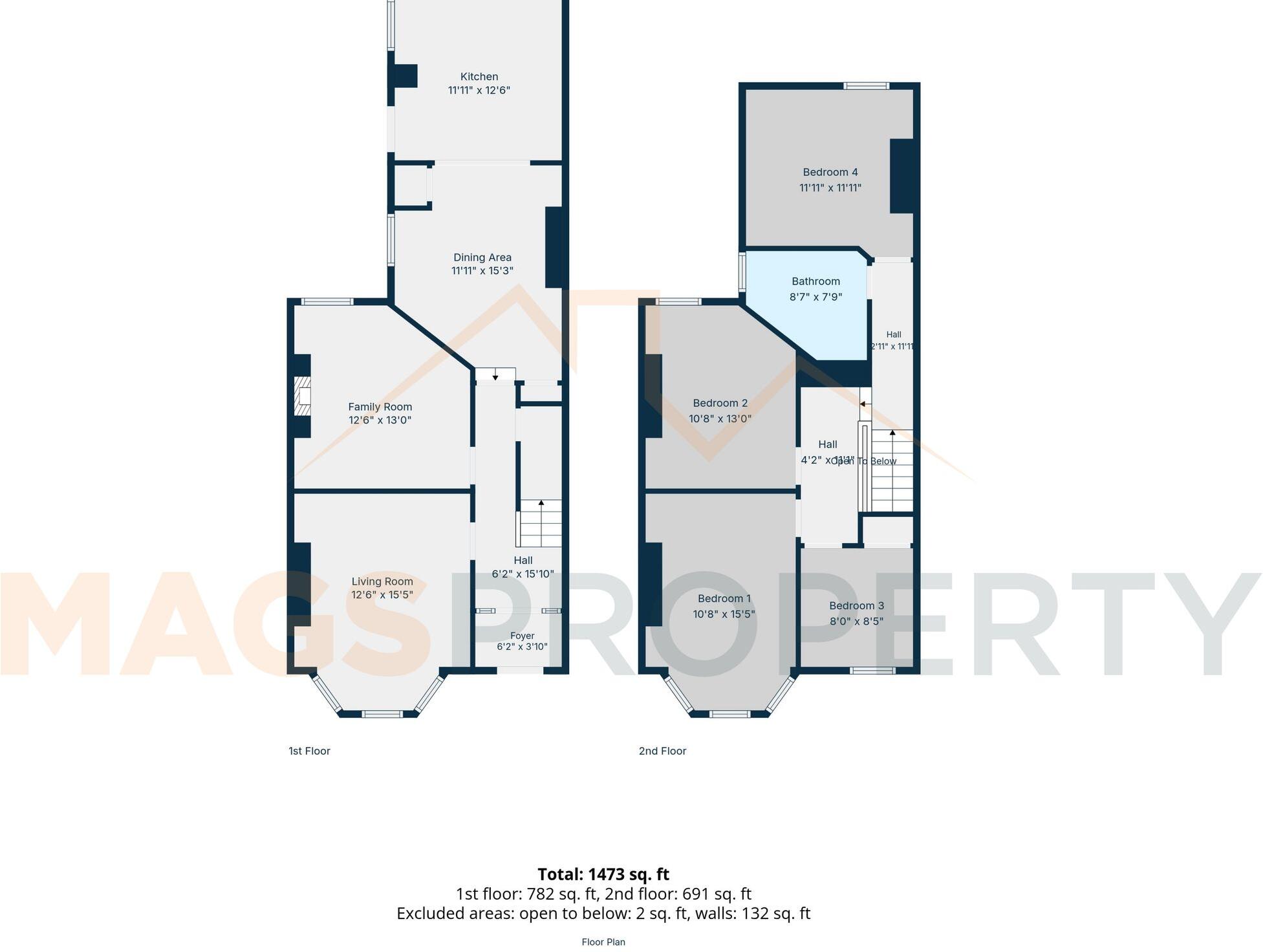 Willoughby Road, Waterloo, L22 floorplan