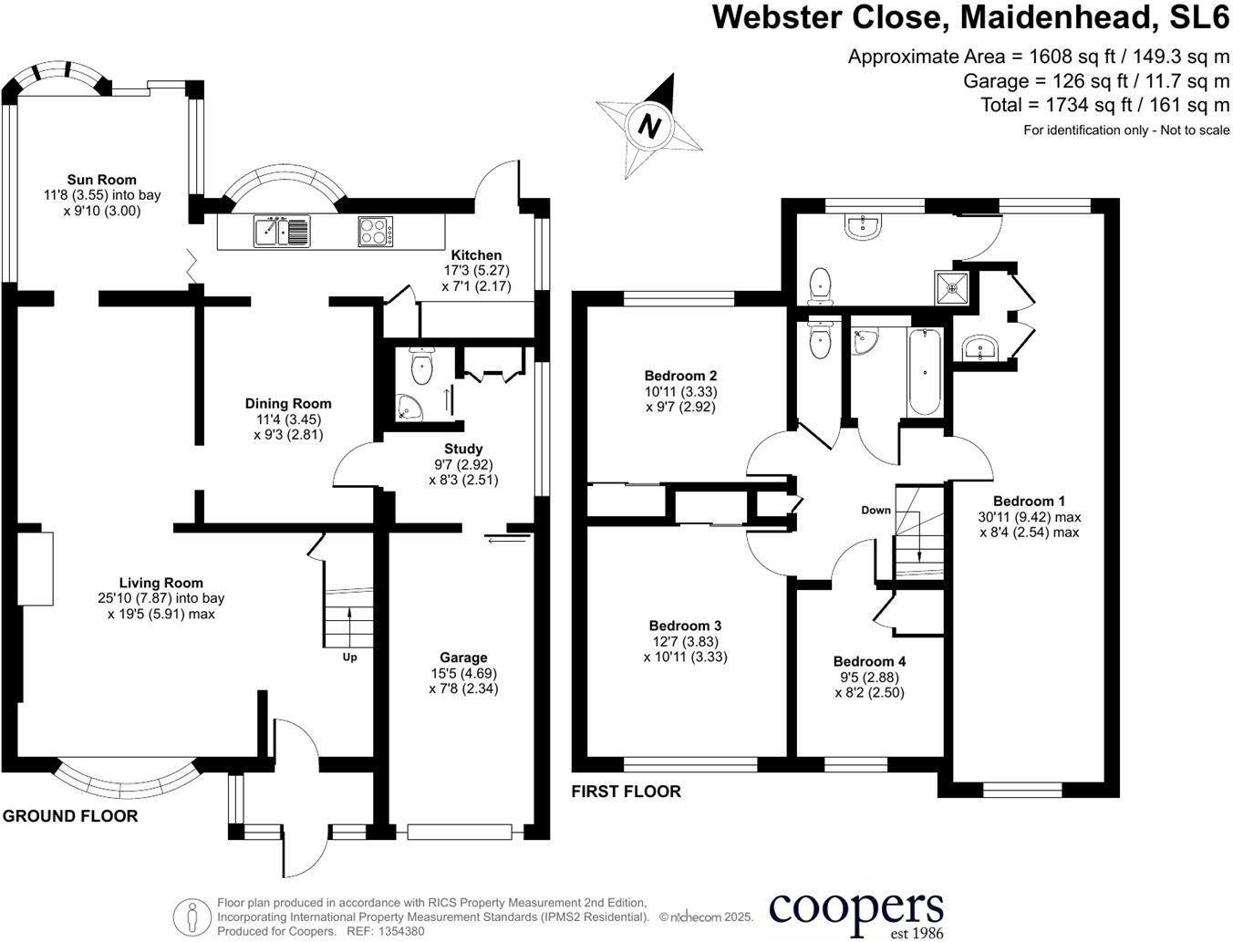 Webster Close, Altwood Area, Maidenhead, SL6 floorplan