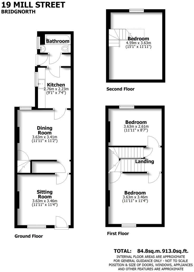 19 Mill Street, Bridgnorth floorplan