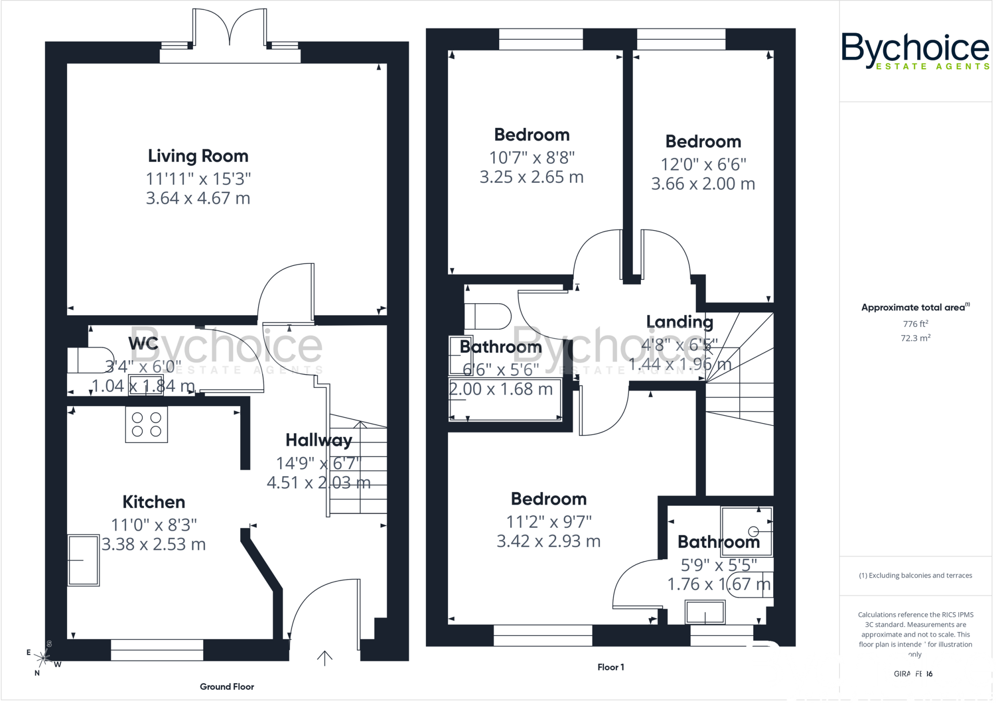 Watson Place, Withersfield, Haverhill, Suffolk floorplan