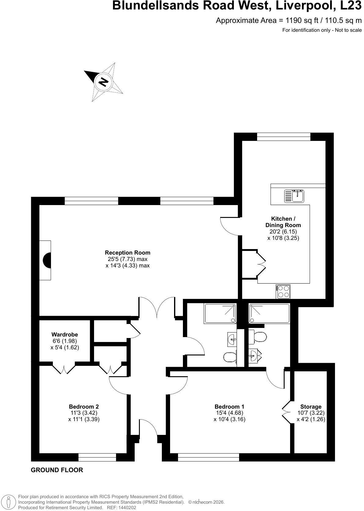 Blundellsands Road West, Liverpool, L23 floorplan