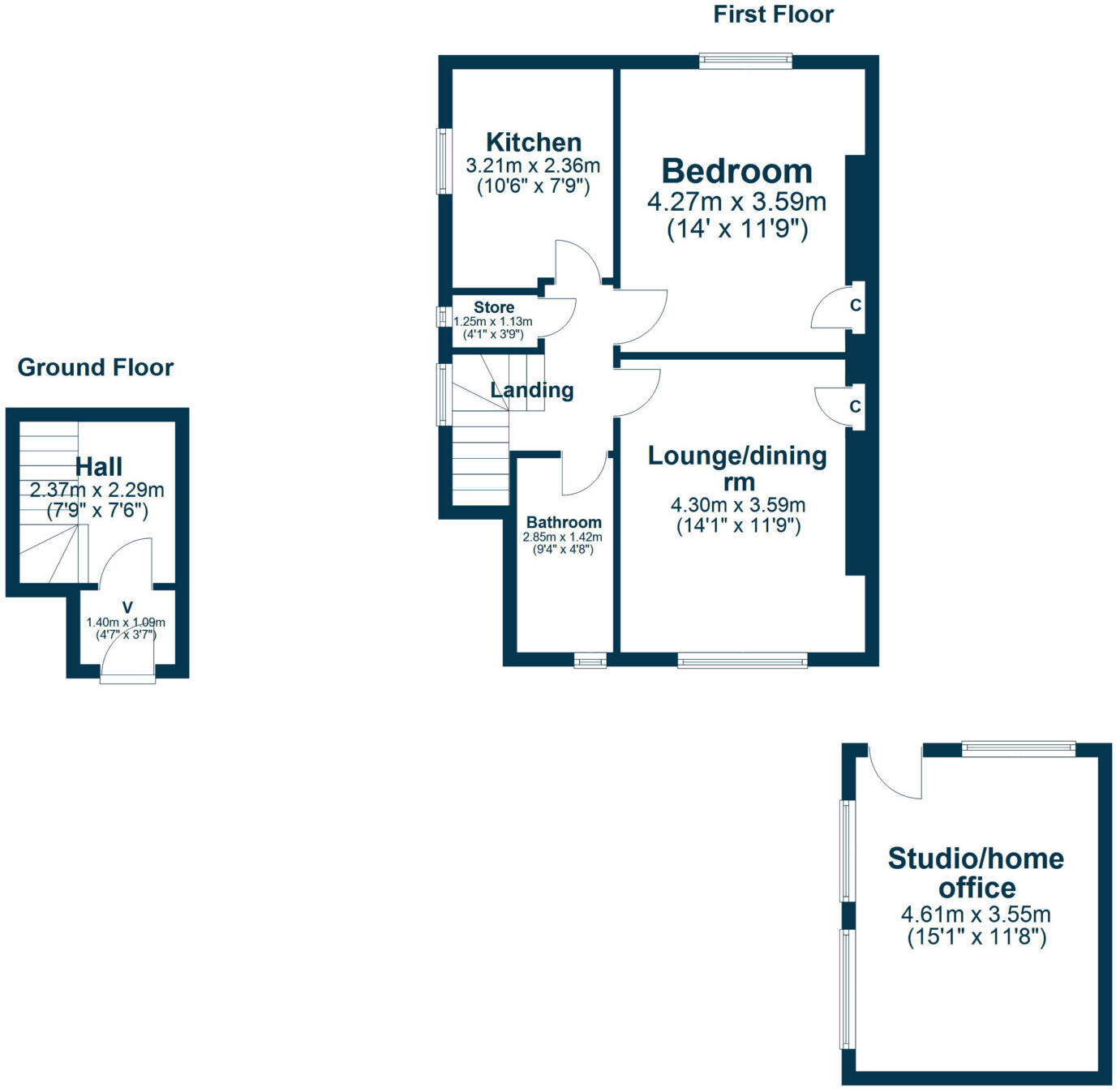 1 Chalmers Road, Ayr, KA7 2RQ floorplan