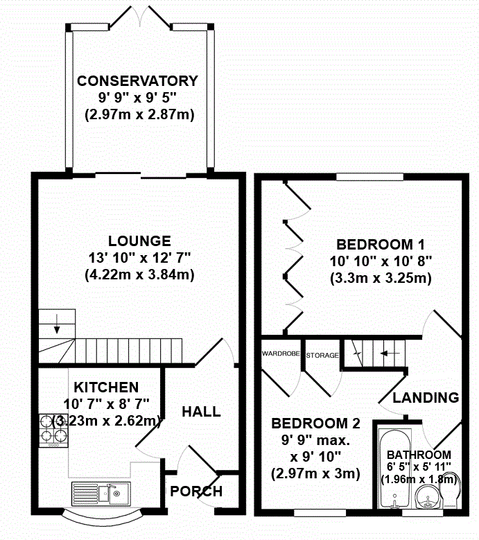 Rowbarrow Close, Canford Heath floorplan