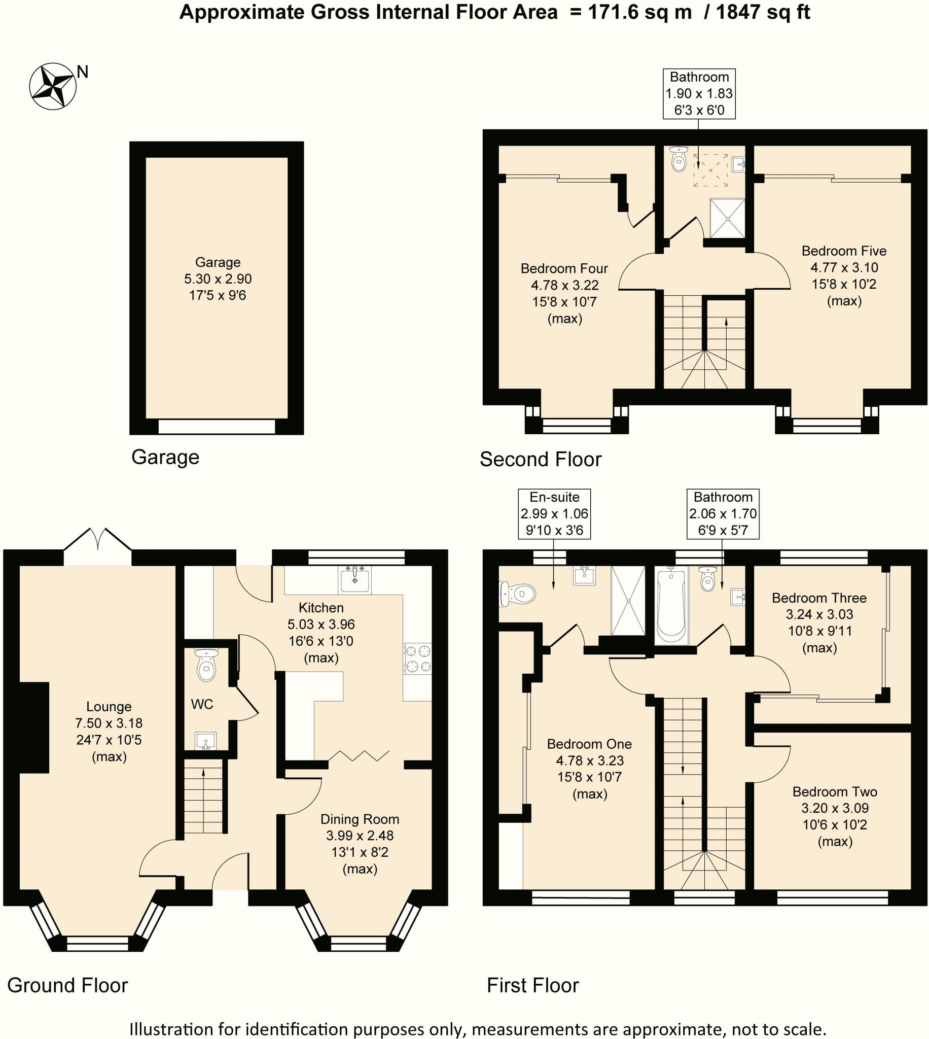 George Street, Hurstead OL16 2RR floorplan