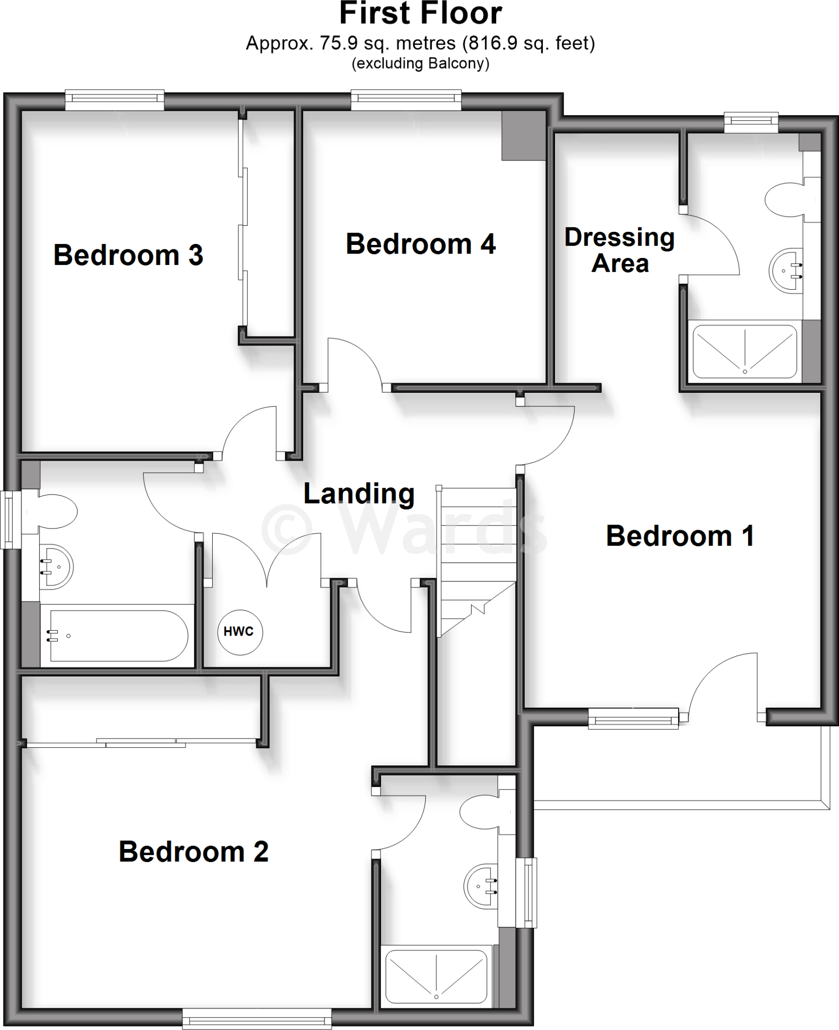 Beacon Avenue, Kings Hill, West Malling, Kent floorplan