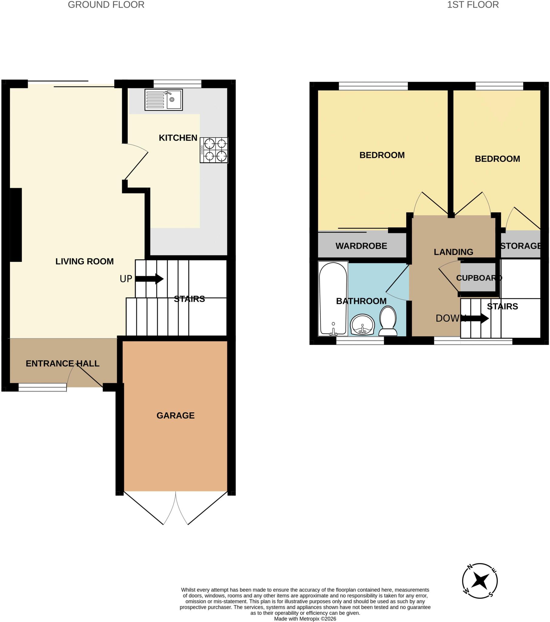 Pitts Close, Taunton floorplan