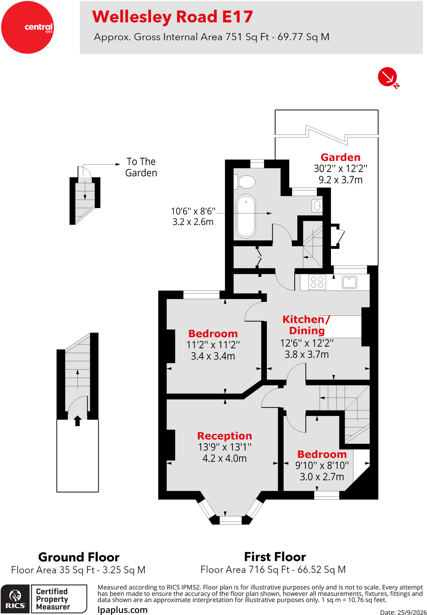 Wellesley Road, Walthamstow, London, E17 floorplan