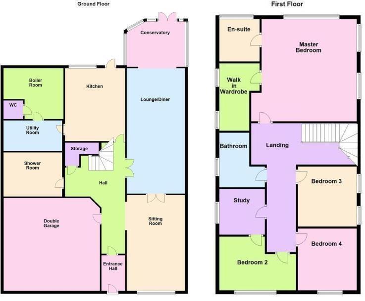 Windermere Drive, Croft. floorplan