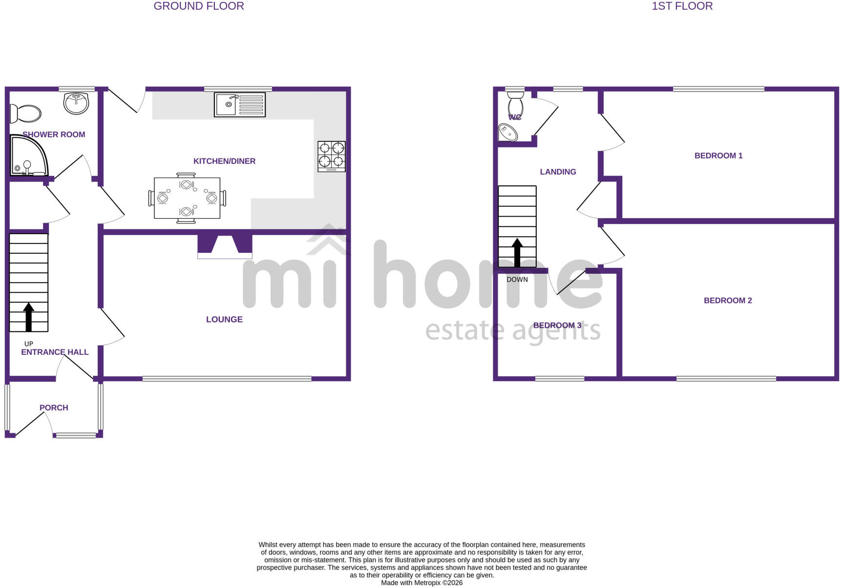 The Mede, Freckleton, Preston, PR4 floorplan