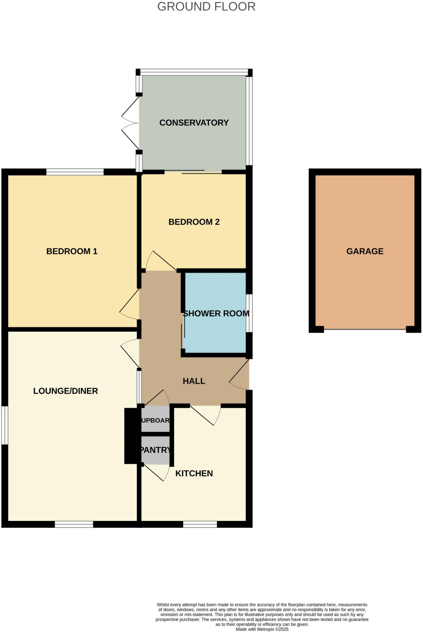 Swaby Crescent, Skegness, PE25 floorplan