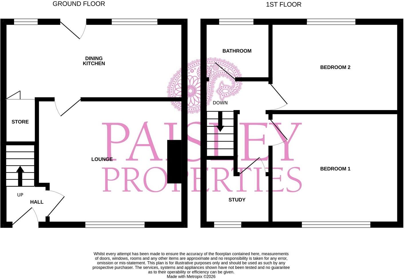 Moorside Road, Kirkheaton, Huddersfield, HD5 0LU floorplan