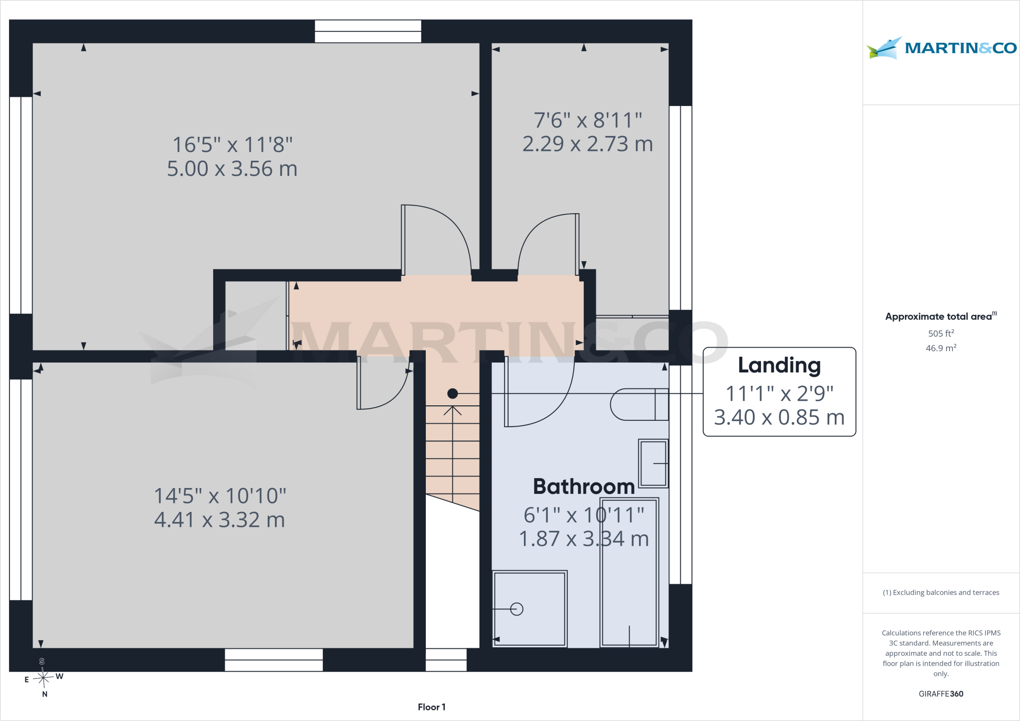 James Avenue, Blackpool floorplan