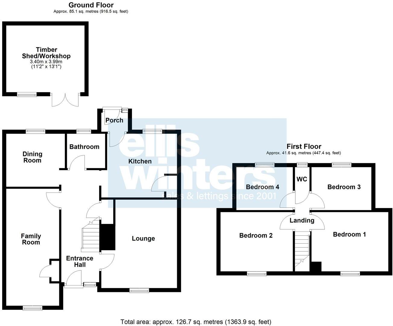 Queens Road, Somersham floorplan