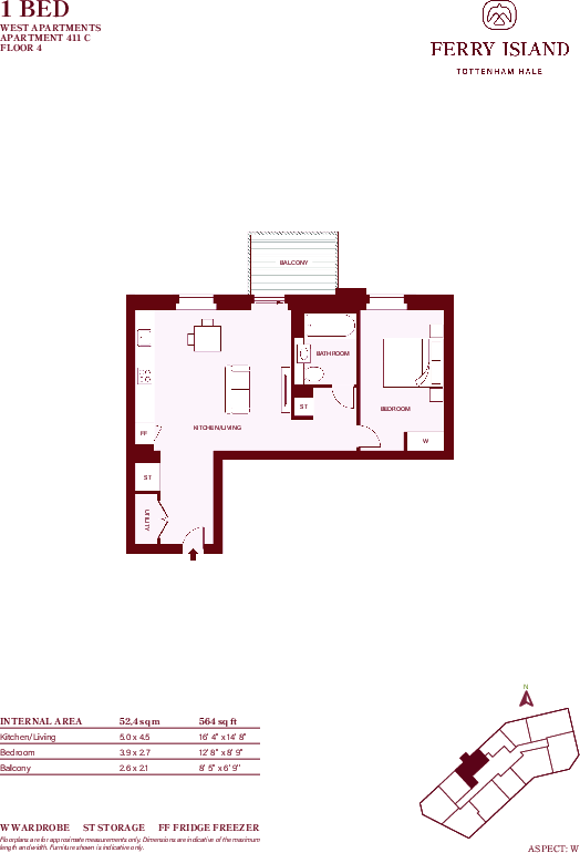 Ferry Island Related Argent, N17 floorplan