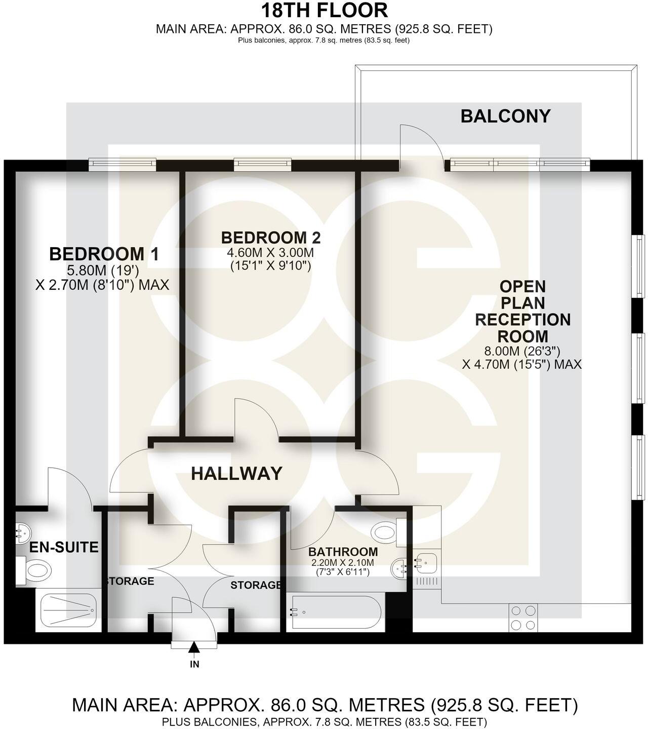 Lakeside Drive, Baronet House, NW10 floorplan