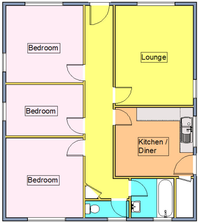 Looe Road, Felixstowe floorplan