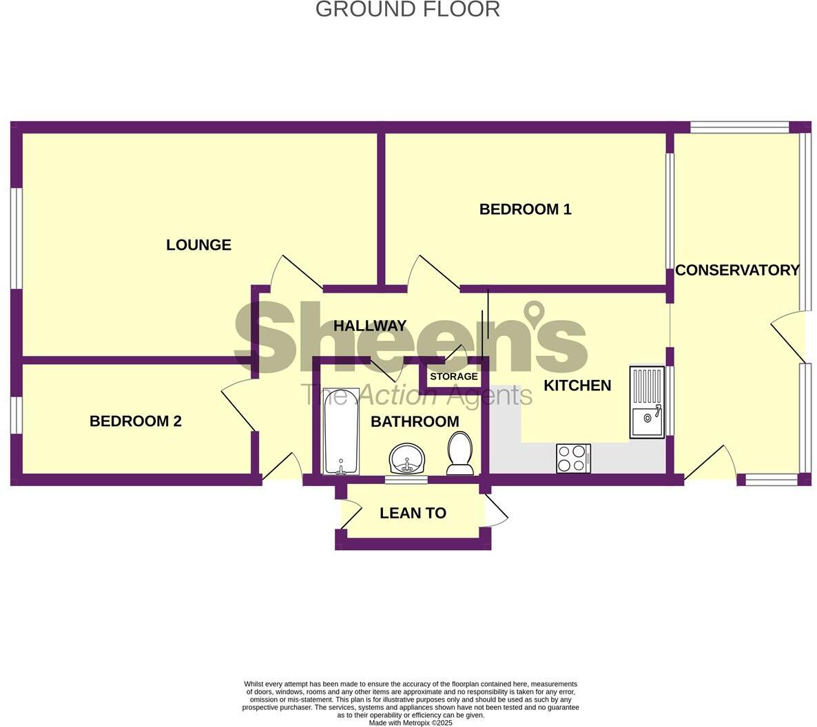 Cypress Close, Great Clacton, Essex floorplan