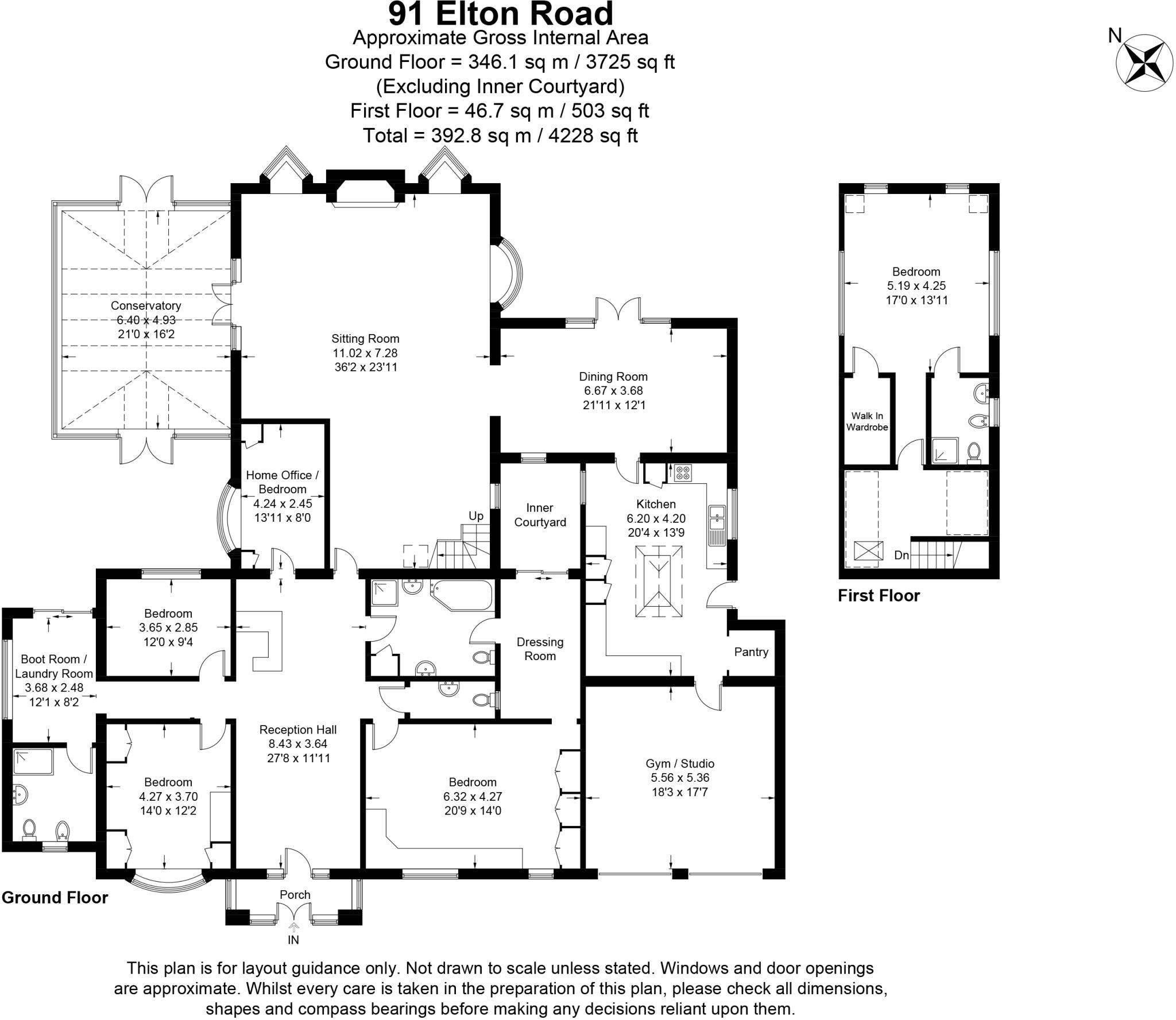 Elton Road, Stibbington, Peterborough, Cambridgeshire, PE8 floorplan