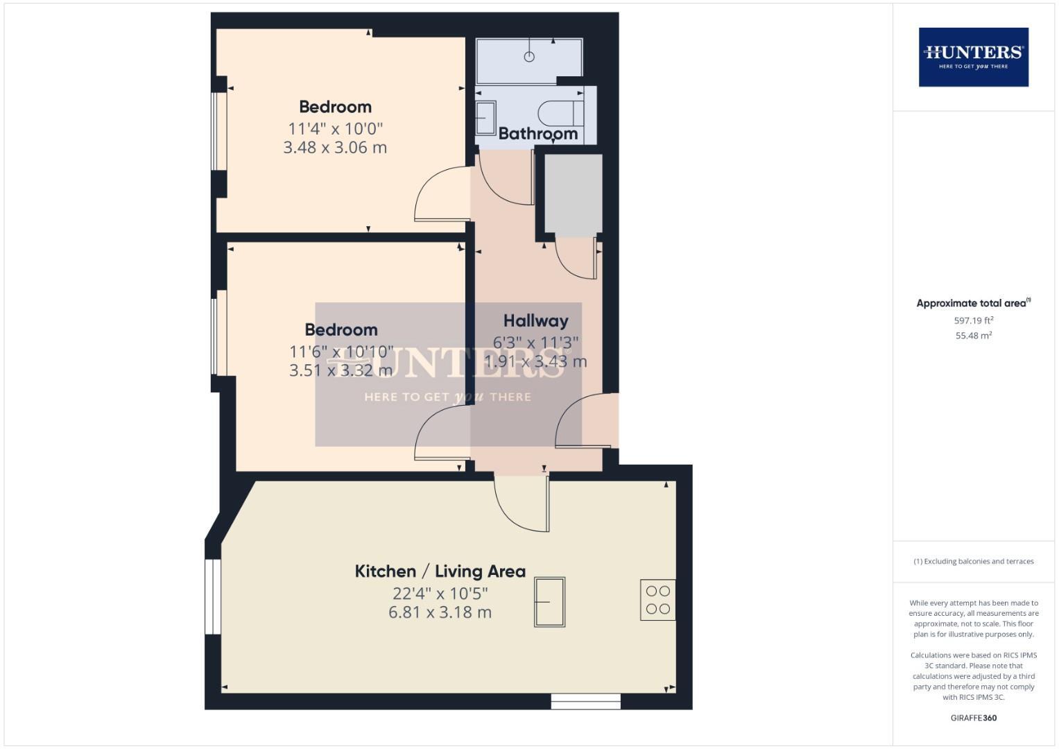 Flat 4, 164a Southgate Street, Gloucester floorplan