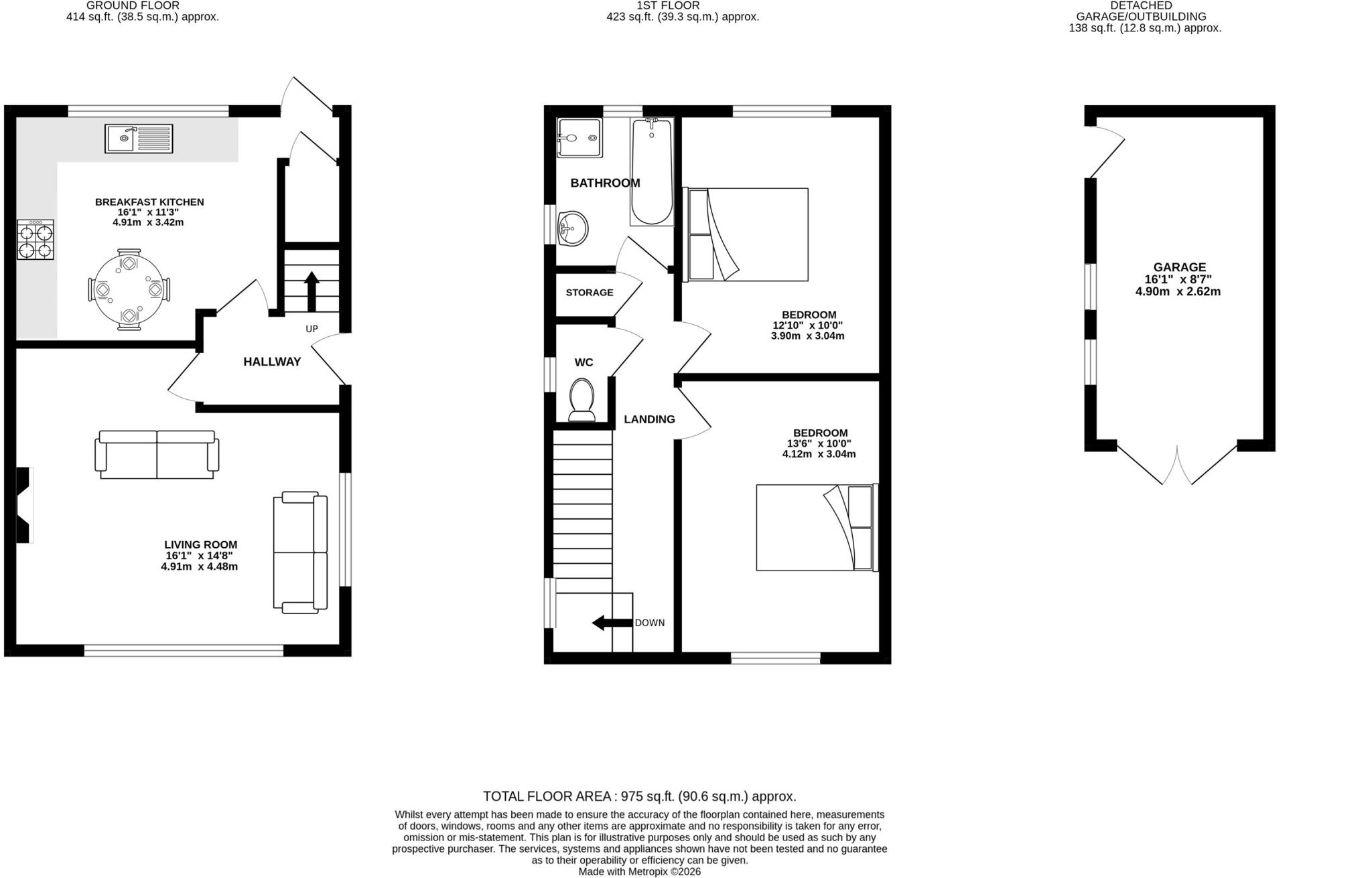 Boothfields, Knutsford floorplan