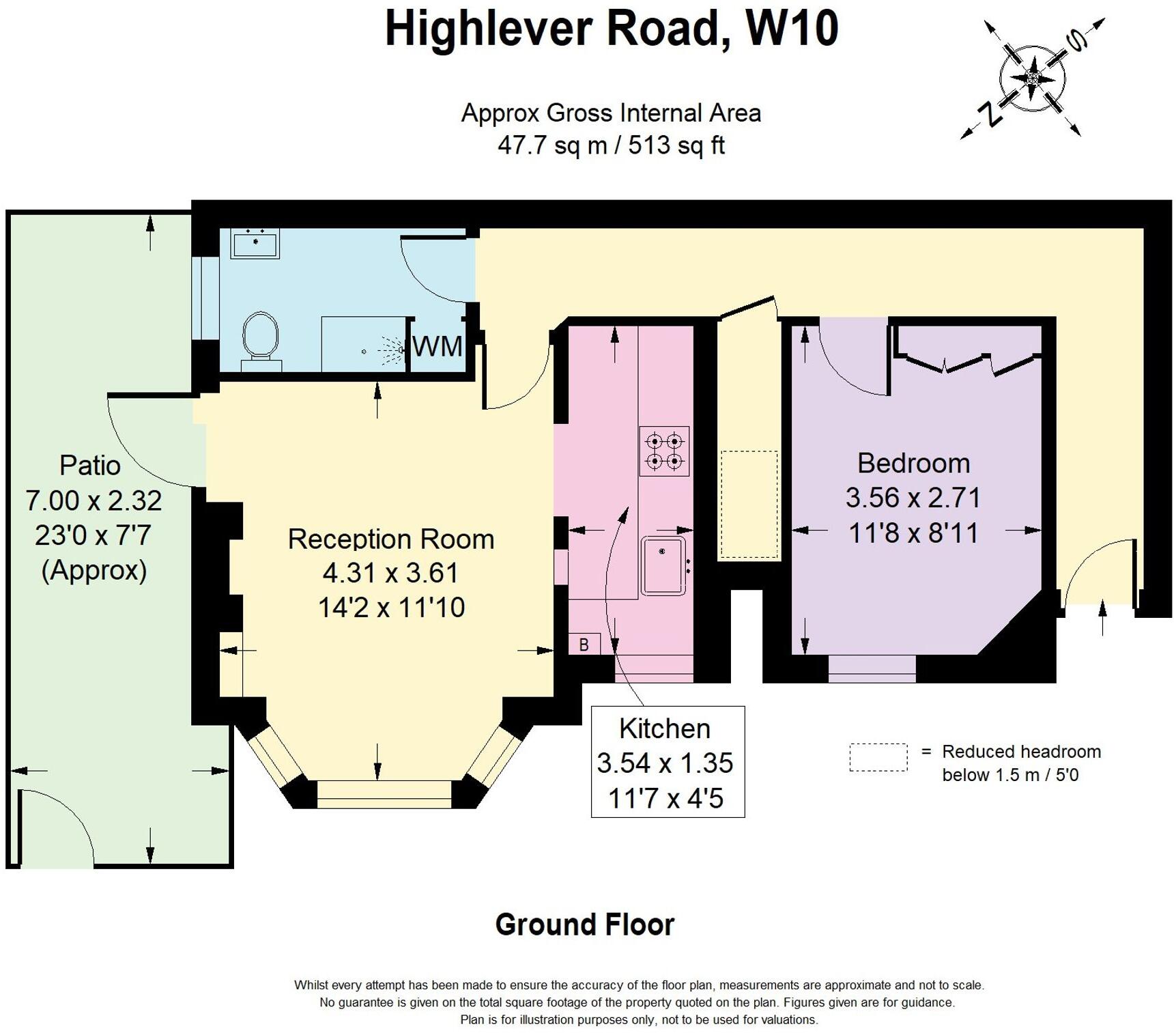 Highlever Road, London, W10 floorplan