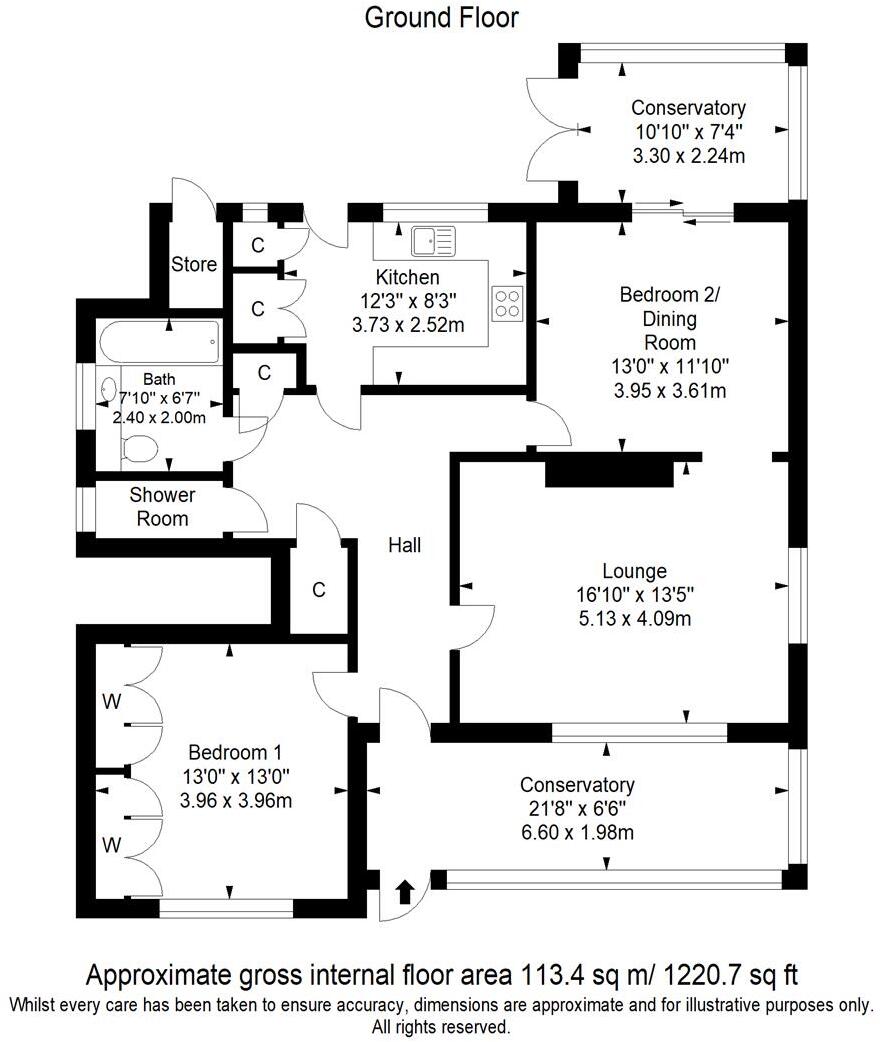 Aldsworth Avenue, Goring-By-Sea, BN12 4XQ floorplan