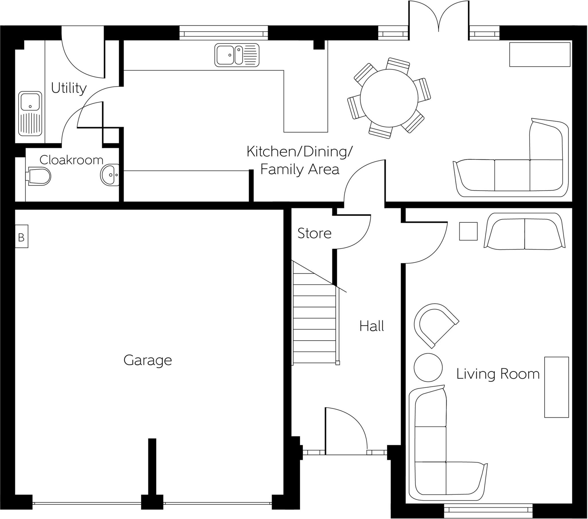 Shawfair, 
Edinburgh,
EH22 1PA floorplan