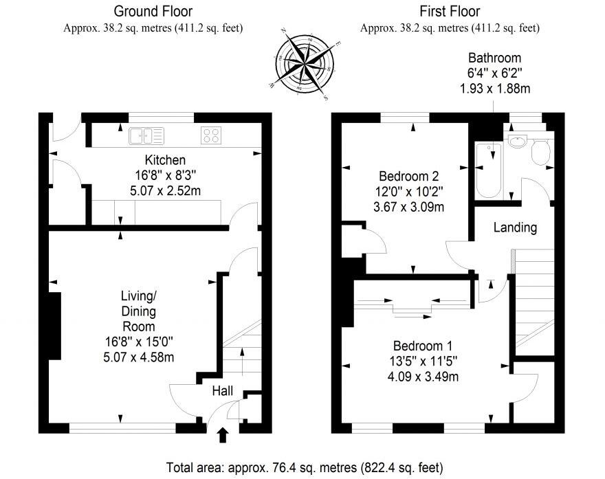 23 Woodburn Avenue, Dalkeith, EH22 2BX floorplan
