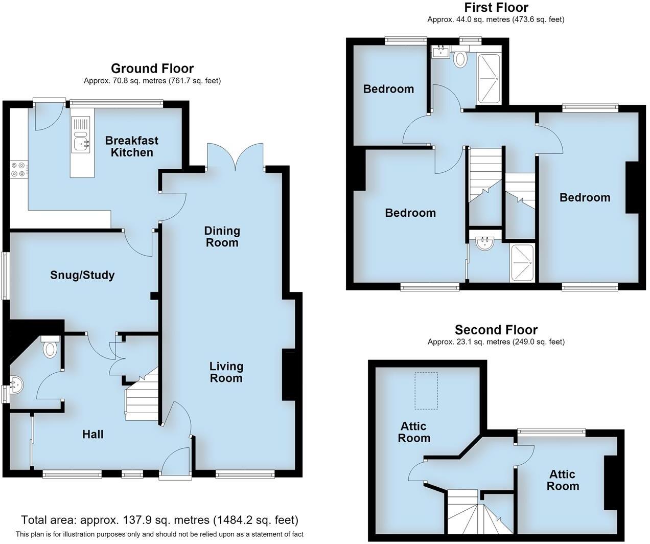 Leicester Street, Leamington Spa floorplan