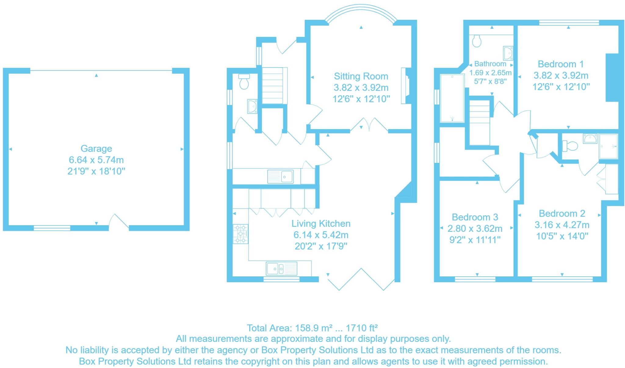 Bradford Road, Sandbeds, Keighley, BD20 floorplan