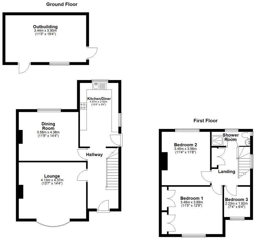 Westgate, Torrisholme, Morecambe floorplan