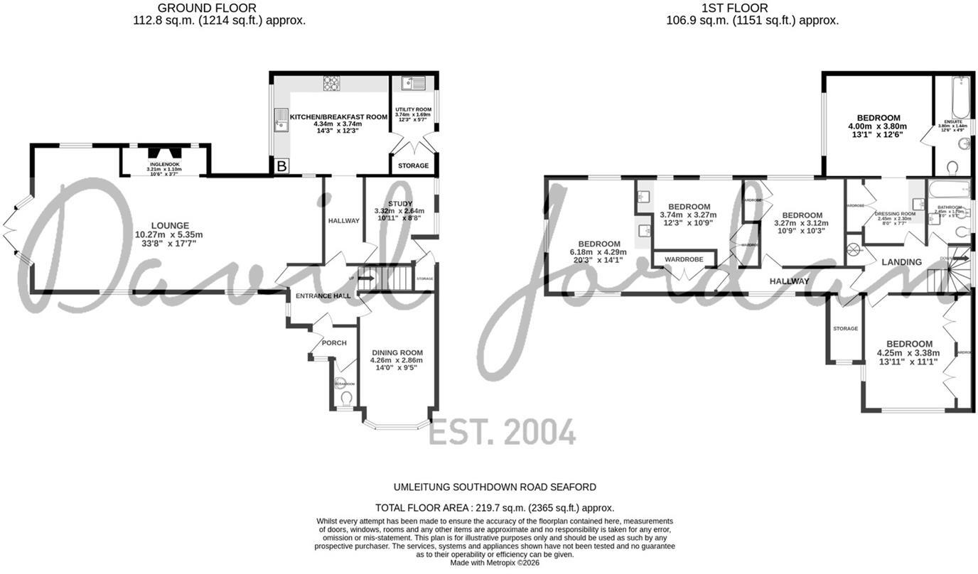 Umleitung, Southdown Road, Seaford floorplan