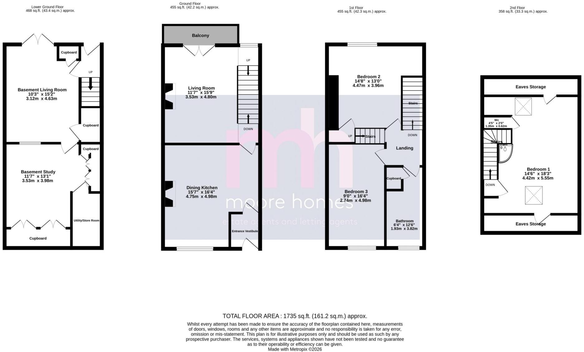 KINDER ROAD, Hayfield SK22 2HS floorplan