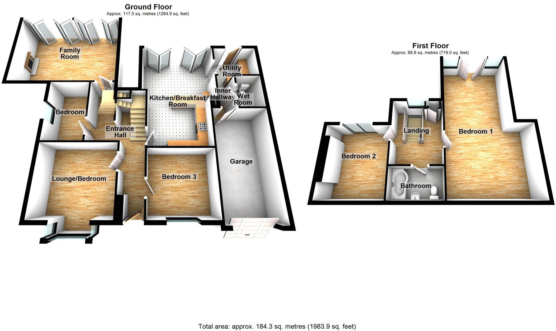 King Charles Road, Newbridge, NP11 floorplan