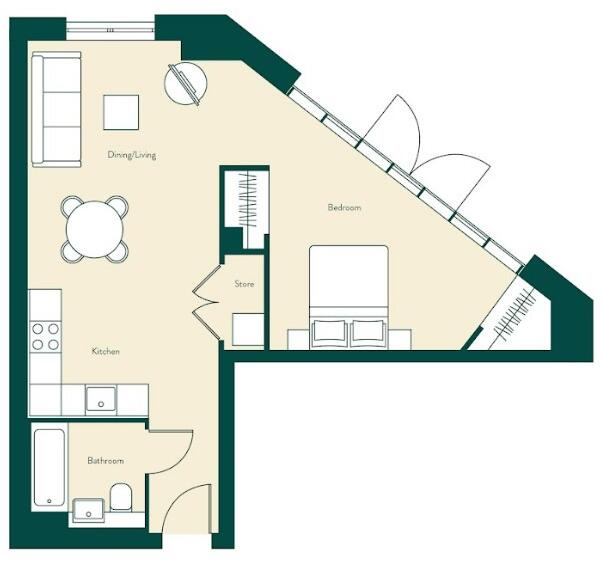 New Acres, Wandsworth, SW18 floorplan