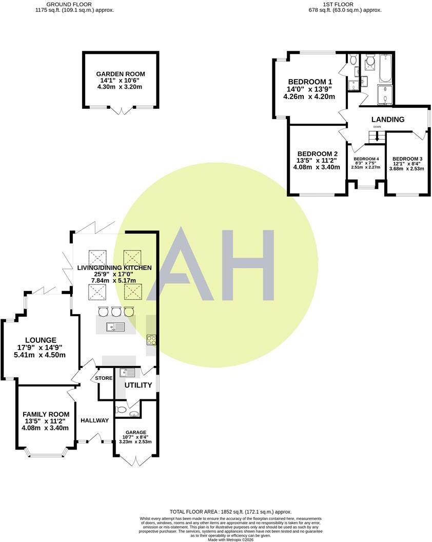 Alcester Road, Sale floorplan