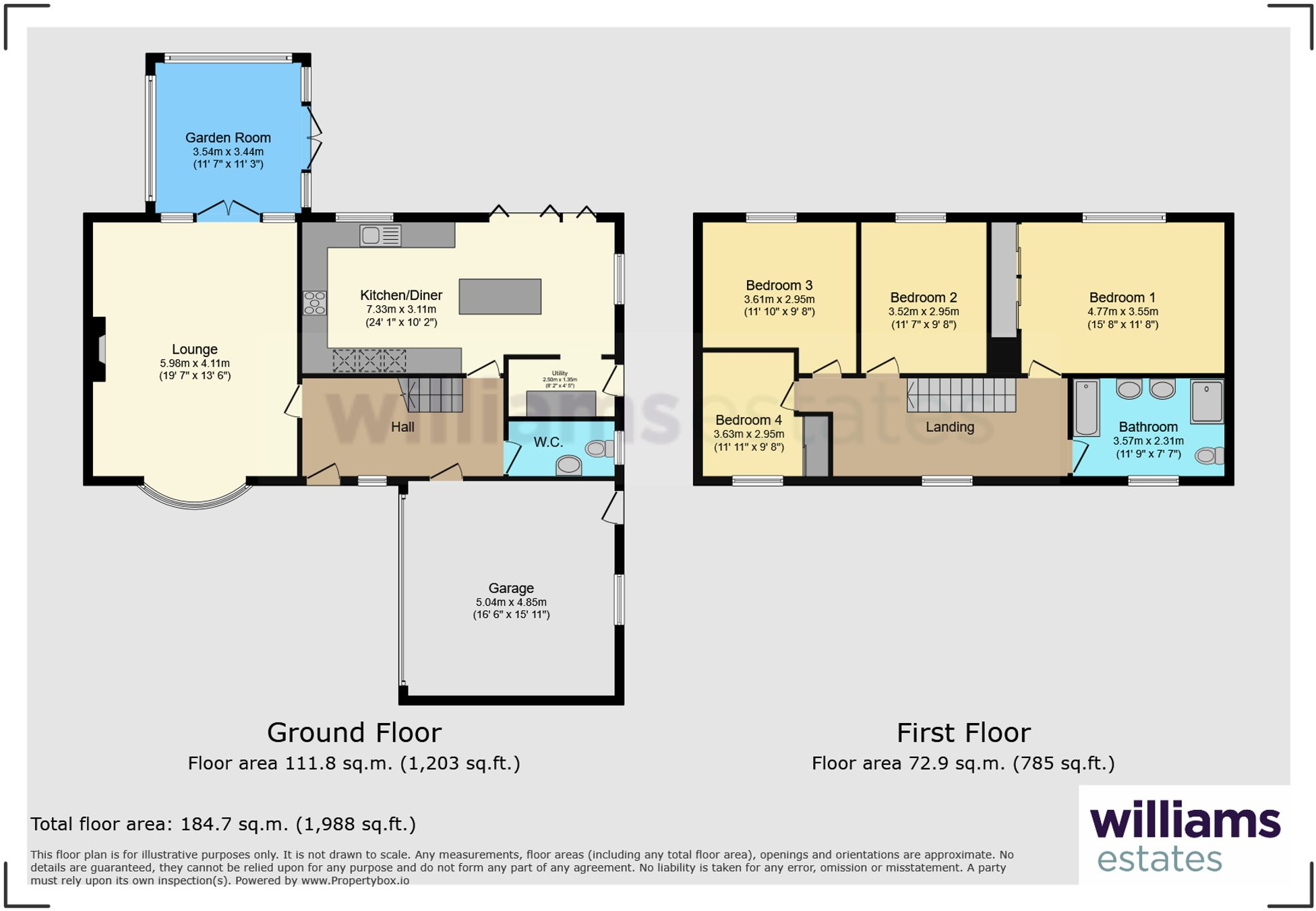 Cae'r Gog, Pantymwyn, CH7 floorplan