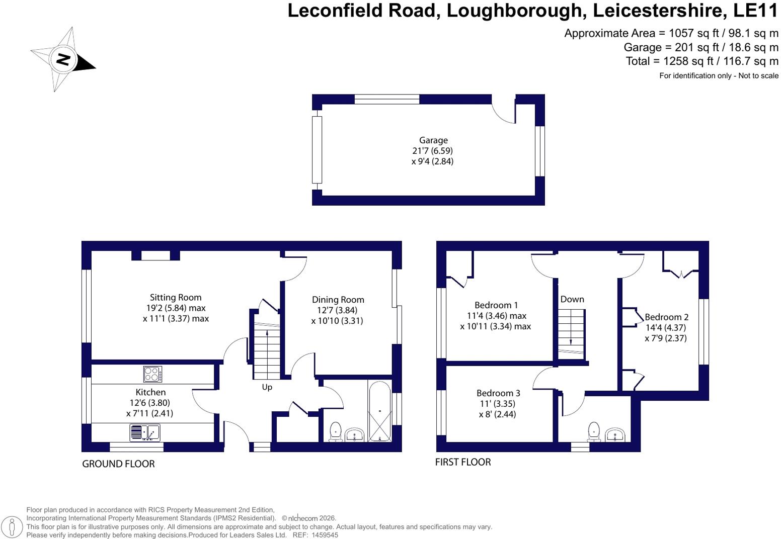 Leconfield Road, Loughborough, Leicestershire floorplan