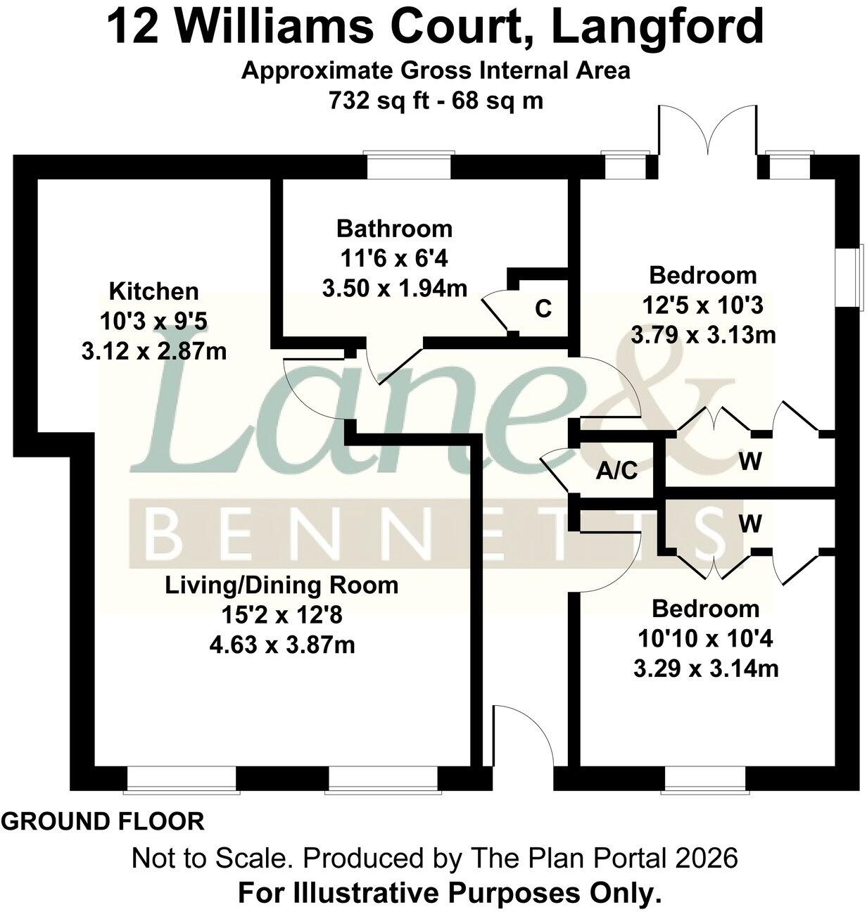 Williams Court, Biggleswade, SG18 floorplan