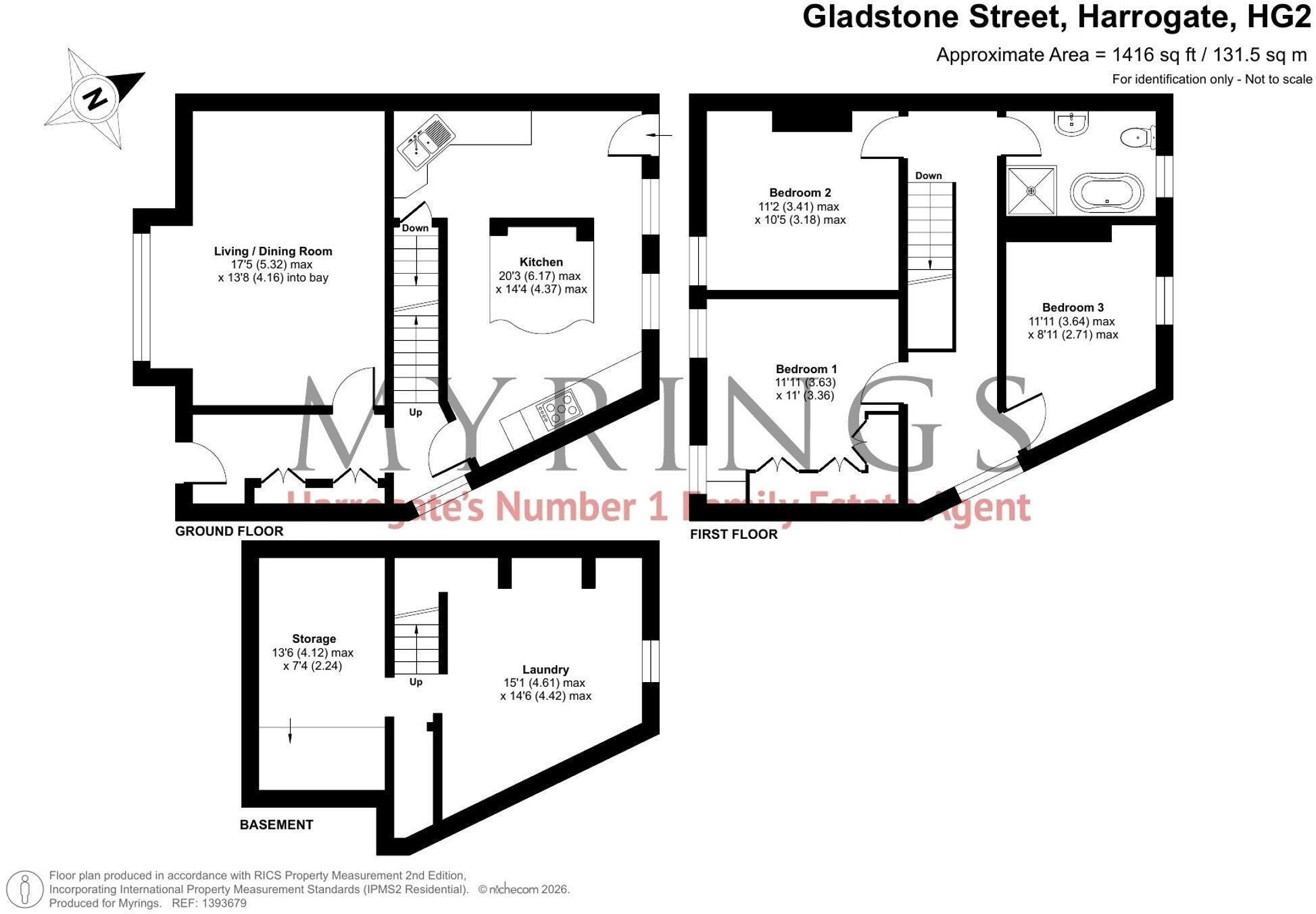Gladstone Street, Harrogate, HG2 floorplan