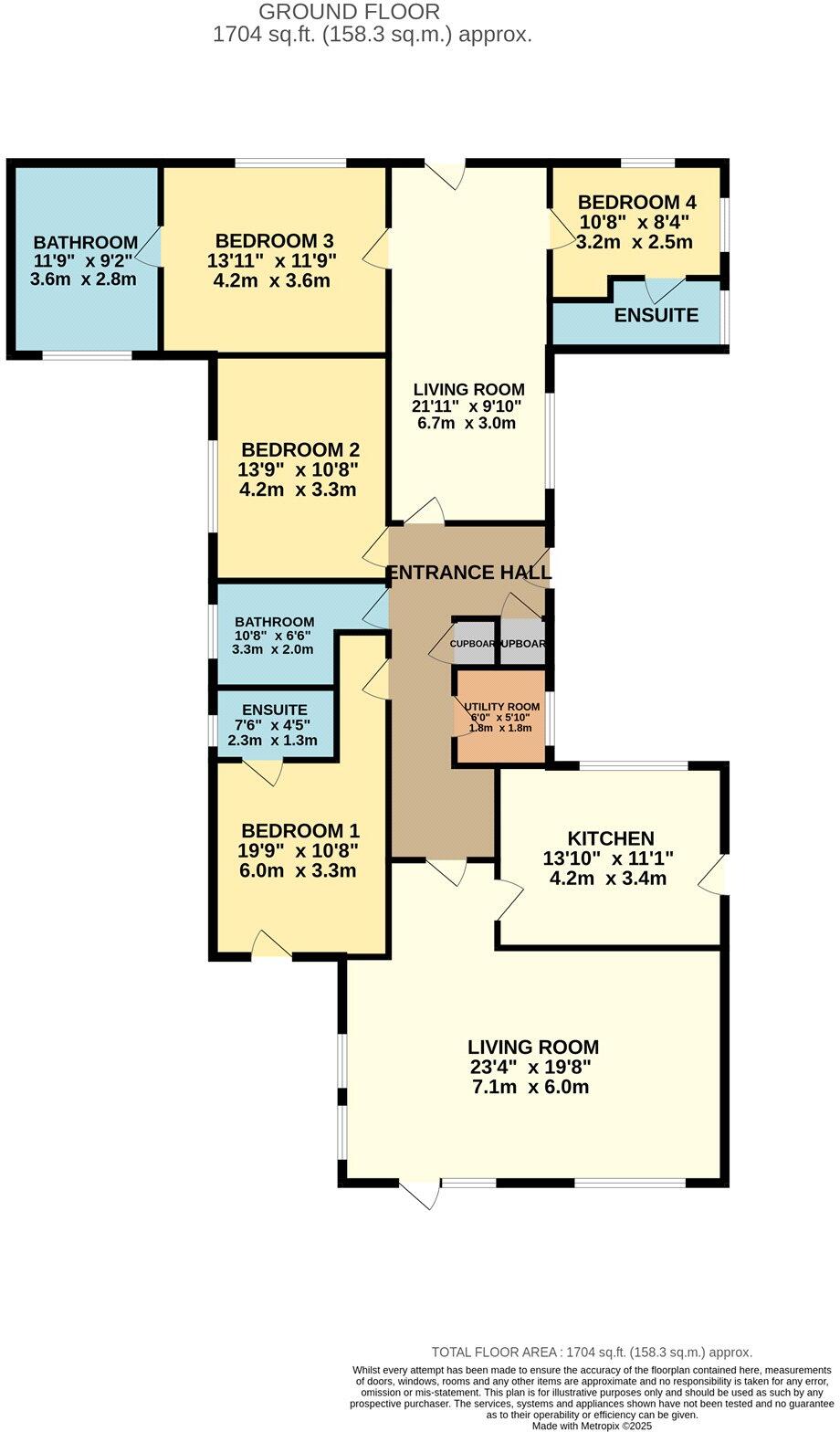 Old Hall Lane, Mottram, Hyde, Greater Manchester, SK14 floorplan