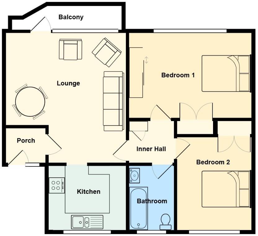Beach Road, Penarth floorplan