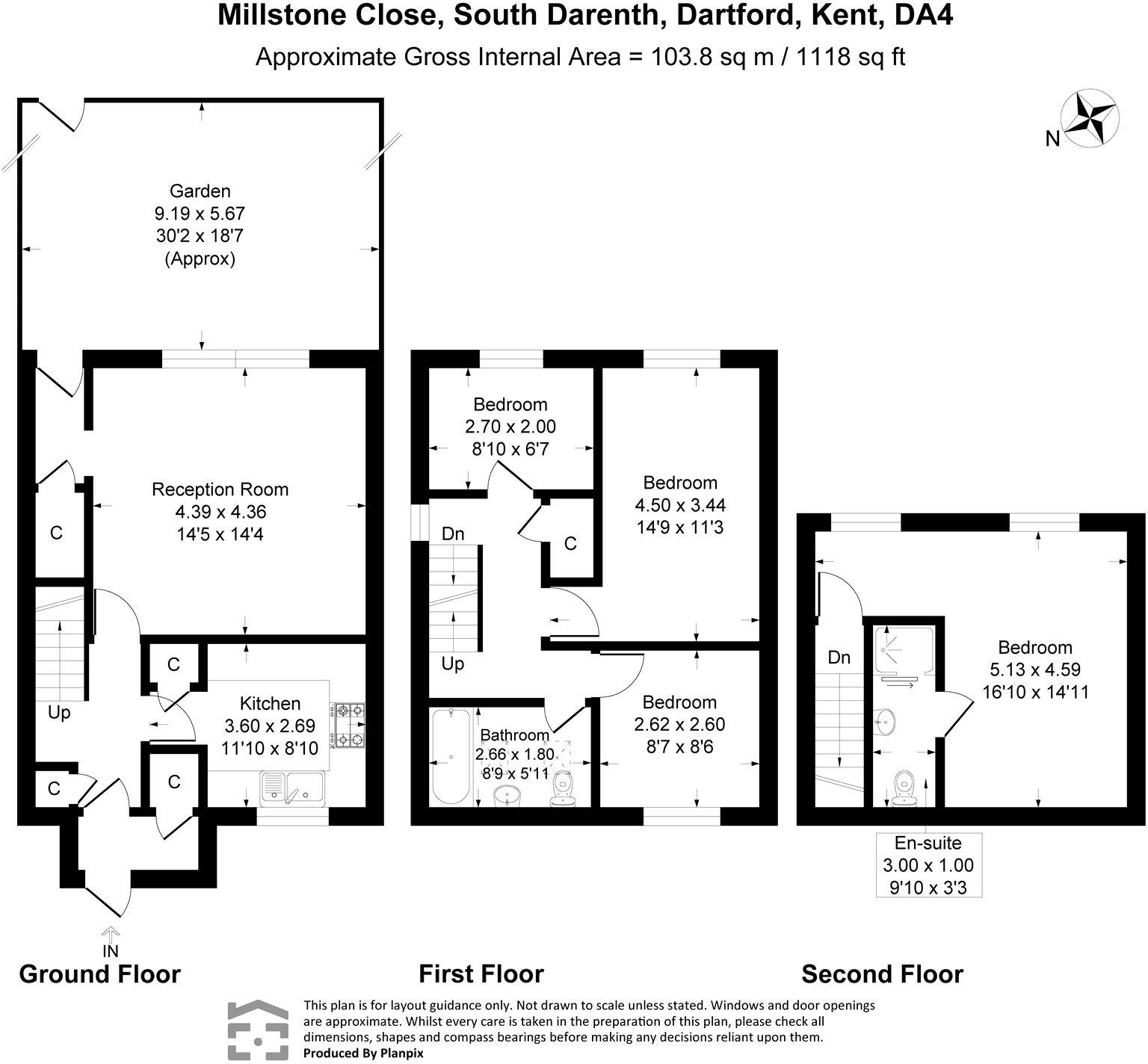 Millstone Close, South Darenth, Dartford, Kent, DA4 floorplan