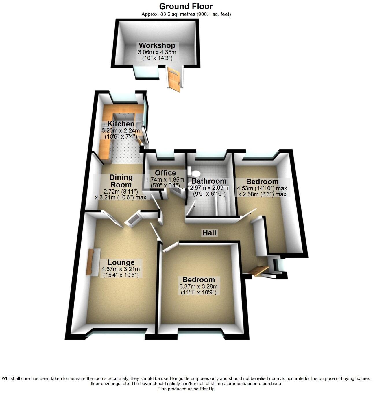 Ruby Street, Denton, M34 floorplan