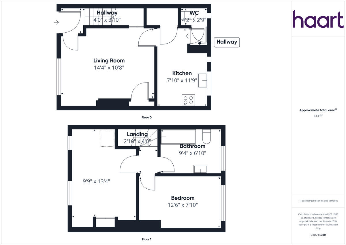 55 Martock Road, Bristol BS3 5QN floorplan