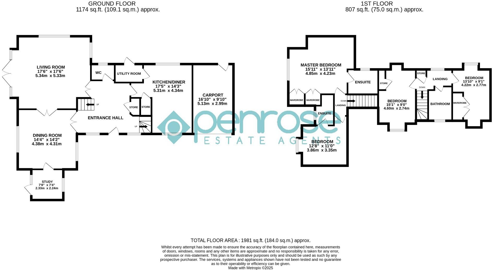 Brick Kiln Barns, Chaul End Road, Caddington floorplan