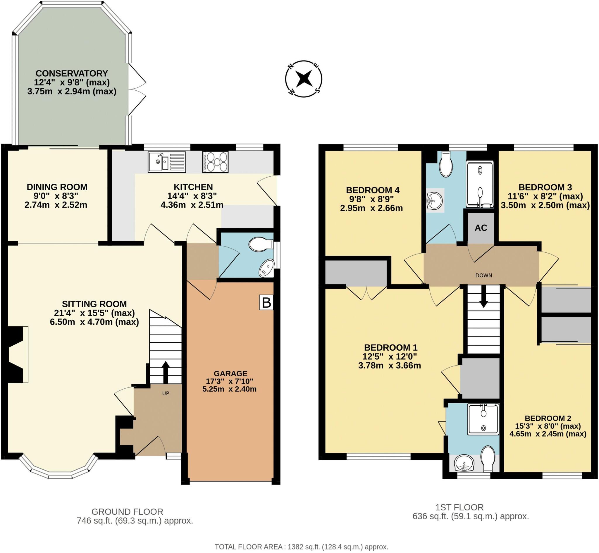 Cloudberry Close, Chard, Somerset TA20 floorplan