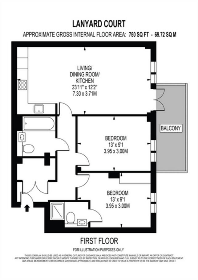 Nellie Cressall Way, London E3 floorplan
