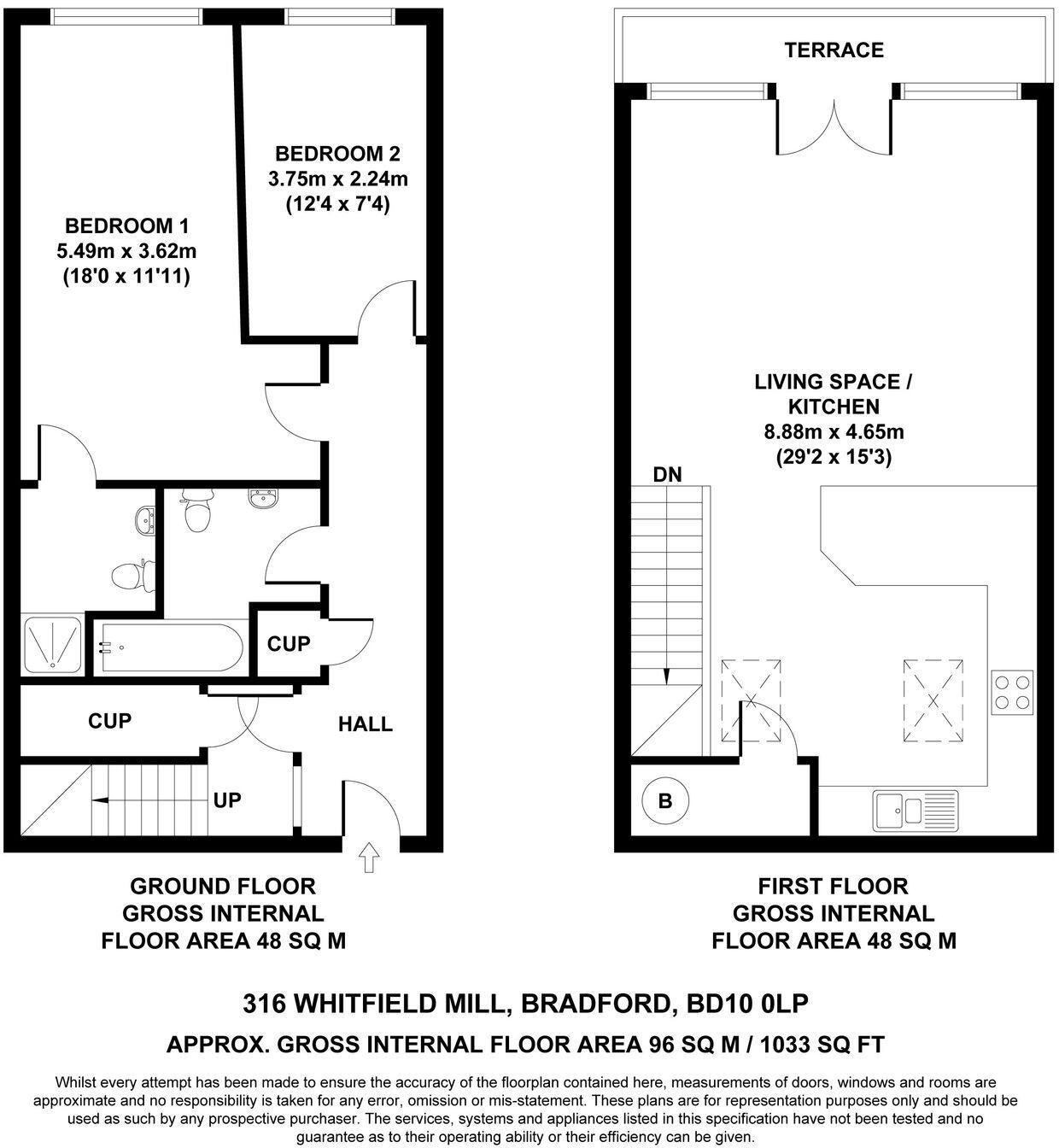 Whitfield Mill floorplan