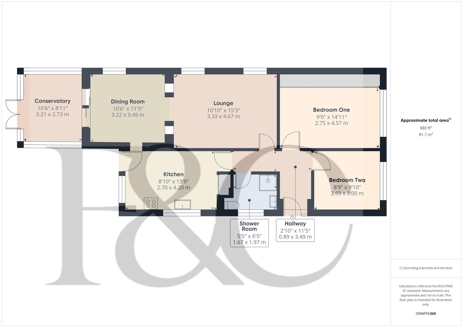 Portland Close, Mickleover, Derby floorplan